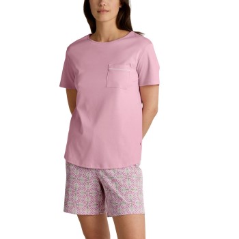 Calida Sweet Dreams Short Pyjamas Rosa Mønster  bomuld X-Small Dame