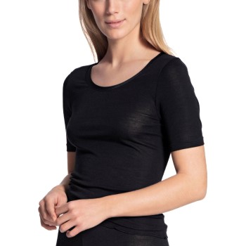 Calida True Confidence Shirt Short Sleeve Sort Large Dame