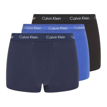 Calvin Klein 3P Cotton Stretch Low Rise Trunks Flerfarvet-2 bomuld X-Large Herre