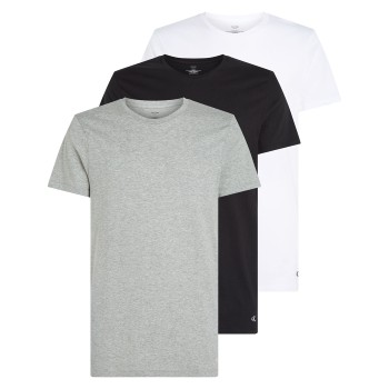 Calvin Klein 3P Crew Neck T-Shirt Flerfarvet bomuld Large Herre