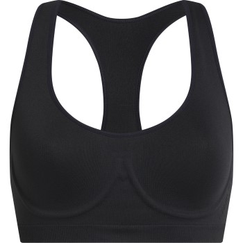 Calvin Klein BH 2P Fusion Flex Unlined Bralette Sort polyamid Large Dame