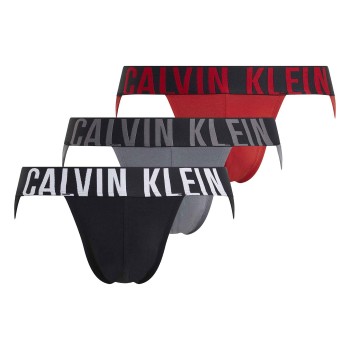 Se Calvin Klein 3P Intense Power Cotton Jock Strap Flerfarvet bomuld X-Large Herre ved Timarco