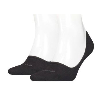Calvin Klein Legwear Calvin Klein Strømper 2P Lucca No Show Sock Sort Str 43/46 Herre
