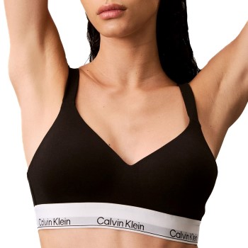 Calvin Klein BH Modern Cotton Lift Bralette Sort X-Large Dame
