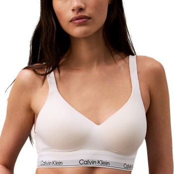 Calvin Klein BH Modern Cotton Lift Bralette Hvid X-Large Dame