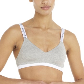 Calvin Klein Bh Modern Cotton Light Lined Bralette Grå X-Large Dame