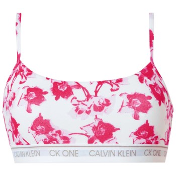 Calvin Klein BH One Cotton Bralette Hvid Mønster Large Dame