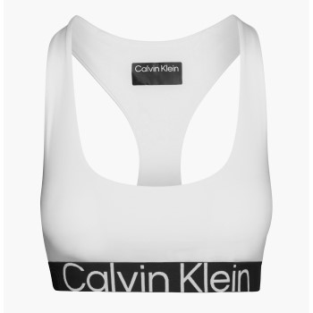 Calvin Klein BH Sport Medium Impact Sports Bra Sort/Hvid Small Dame