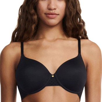 Chantelle Bh C Jolie Comfort Convertible T-Shirt Bra Sort D 70 Dame