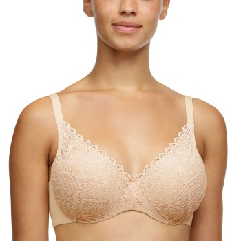 Chantelle Bh EasyFeel Floral Covering Memory Foam Bra Beige nylon D 85 Dame