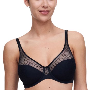 Chantelle BH EasyFeel Norah Chic Underwire Bra Sort F 80 Dame