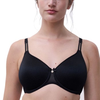 Chantelle BH EasyFeel Norah Covering Spacer Bra Sort polyester C 90 Dame