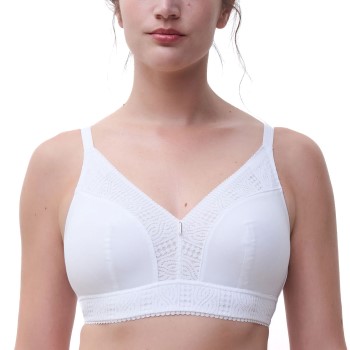 Chantelle BH EasyFeel Wirefree Support Bra Hvid nylon B 80 Dame
