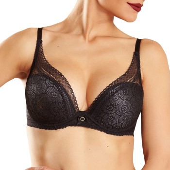 Chantelle BH Festivite Lace Plunge Bra Sort D 85 Dame