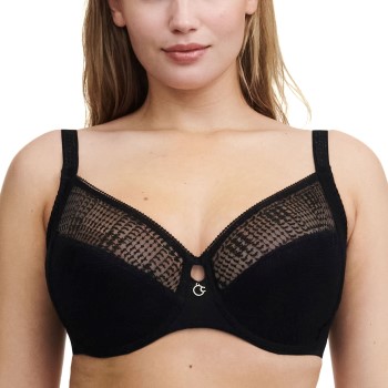 Chantelle BH Intrigue Full Coverage Underwire Bra Sort G 90 Dame
