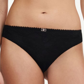 Chantelle Trusser Origins Lace Thong Sort nylon 40 Dame