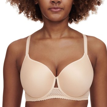 Chantelle Bh Pulp Memory Foam T-shirt Covering Bra Beige C 80 Dame