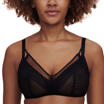 Chantelle BH Pulp Wirefree Support Bra Sort D 90 Dame