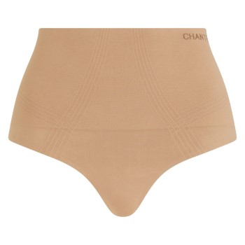 Chantelle Trusser Smooth Comfort High Waisted Thong Lysbrun  Large Dame