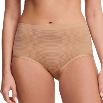 Chantelle Trusser Soft Stretch Bottoms Full Brief Beige nylon One Size Dame
