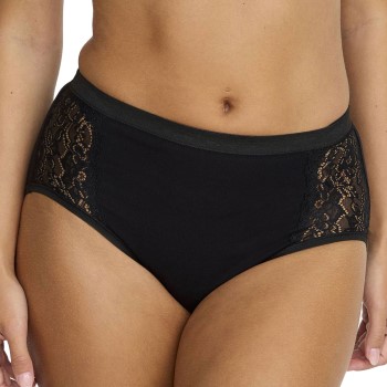 Damella Trusser Brief 17860 Midi Sort bomuld Small Dame