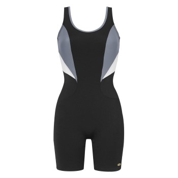 Damella Cindy Chlorine Resistant Long Leg Swimsuit Sort polyamid 44 Dame