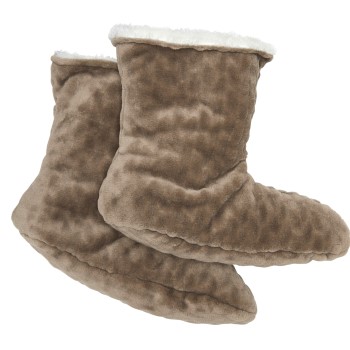 Damella Strømper Jaquard Fleece Slippers Grøn polyester Str 35/37 Dame