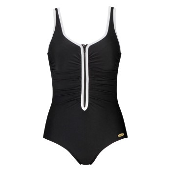 Damella Marlene Swimsuit Sort/Hvid 38 Dame