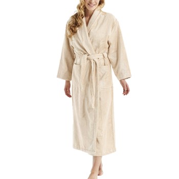 Damella Modal Terry Robe Sand Medium Dame