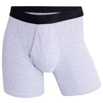Dovre Boxer With Fly 66006 Grå bomuld Large Herre