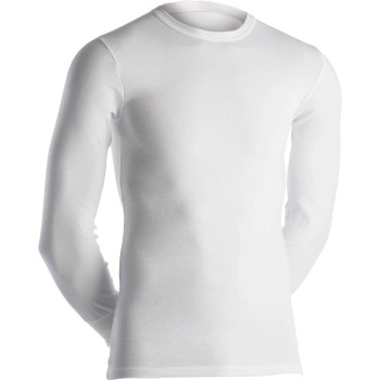 Dovre Long Sleeve Crew Neck Hvid bomuld Medium Herre