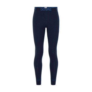 Dovre Organic Wool Long Johns Marineblå merinould XX-Large Herre