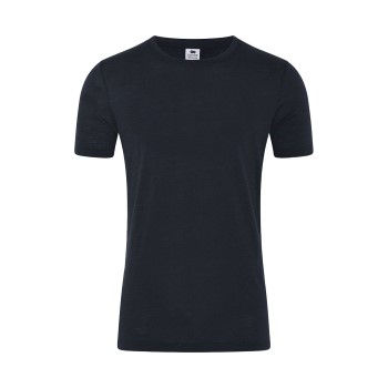 Dovre Wool Light T-Shirt Sort uld Small Herre
