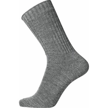 Egtved Strømper Wool Ribbed Sock Lysegrå Str 45/48