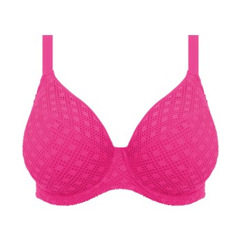 Elomi Bazaruto Underwire Plunge Bikini Top Rosa polyamid F 90 Dame