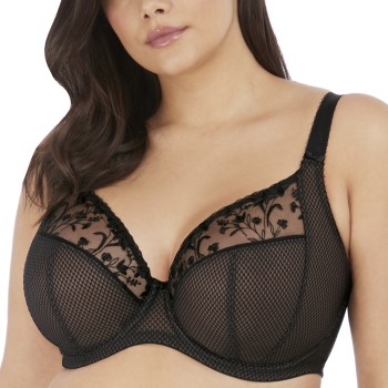 Elomi BH Charley Plunge Firm Bra Sort H 90 Dame