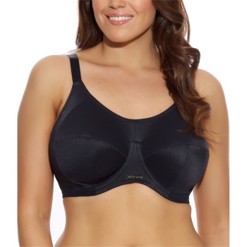 Elomi BH Energise Sports Bra Sort nylon N 75 Dame