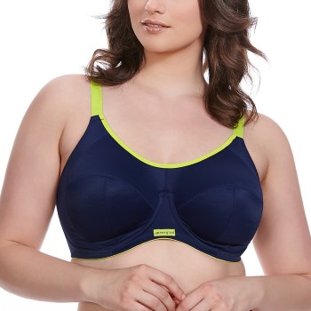 Elomi BH Energise Sports Bra Marineblå nylon E 100 Dame