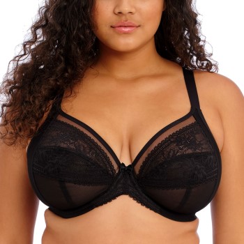 Elomi BH Kendra Underwire Plunge Bra Sort J 80 Dame