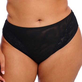 Elomi Trusser Nerina High Leg Brief Sort polyamid Large Dame