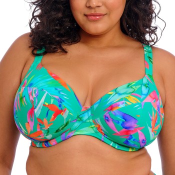 Elomi Toyama Tides Underwire Plunge Bikini Top Flerfarvet K 90 Dame