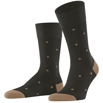 Falke Strømper Dot Socks Brun bomuld Str 47/50 Herre