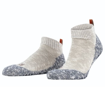 Se Falke KGaA Falke Strømper Lodge Homepad Ankle Sock Grå bomuld Str 45/46 Herre ved Timarco
