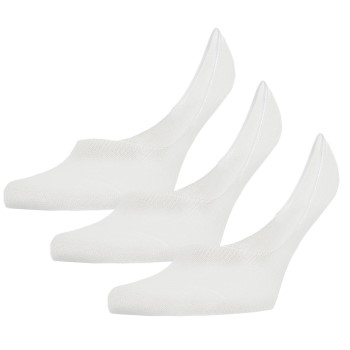 Falke Strømper 3P Men Step Medium Cut Hvid bomuld Str 47/48 Herre