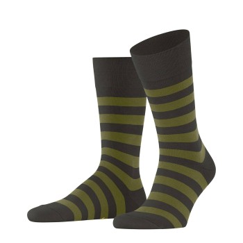 Falke KGaA Falke Strømper Sensitive Mappd Line Socks Grøn bomuld Str 47/50 Herre