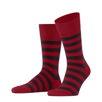 Falke KGaA Falke Strømper Sensitive Mappd Line Socks Rød bomuld Str 47/50 Herre