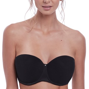 Se Fantasie Bh Aura Moulded Strapless Bra Sort D 75 Dame ved Timarco