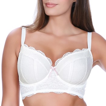 Freya BH Fancies Underwire Longline Bra Hvid F 60 Dame