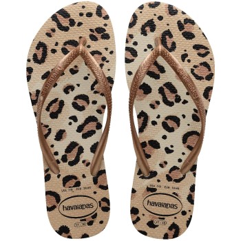Havaianas Slim Animals Beige Str 39/40 Dame