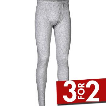 JBS Lange Underbukser Basic Long Johns Grå bomuld Small Herre